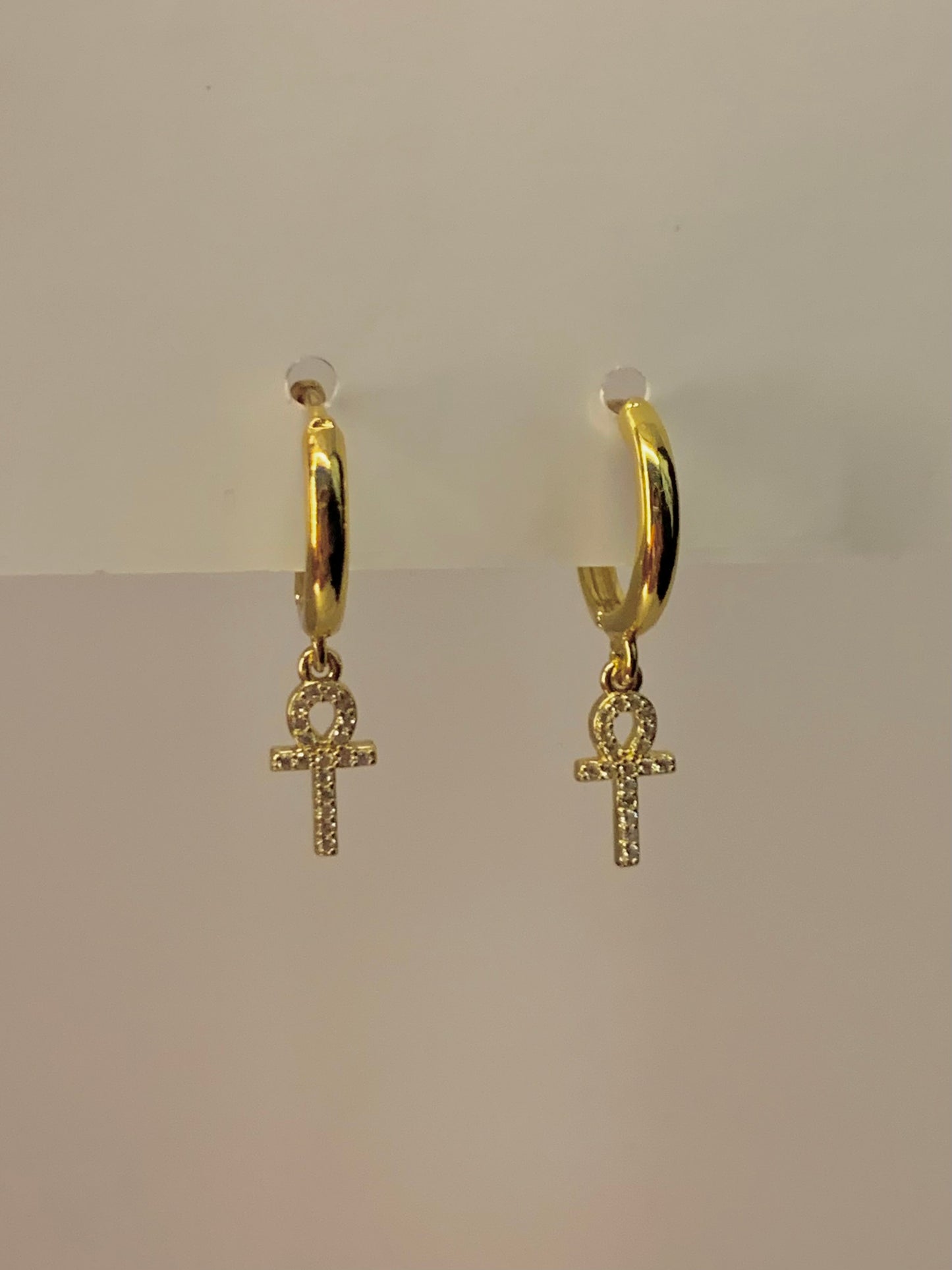 Ankh earrings