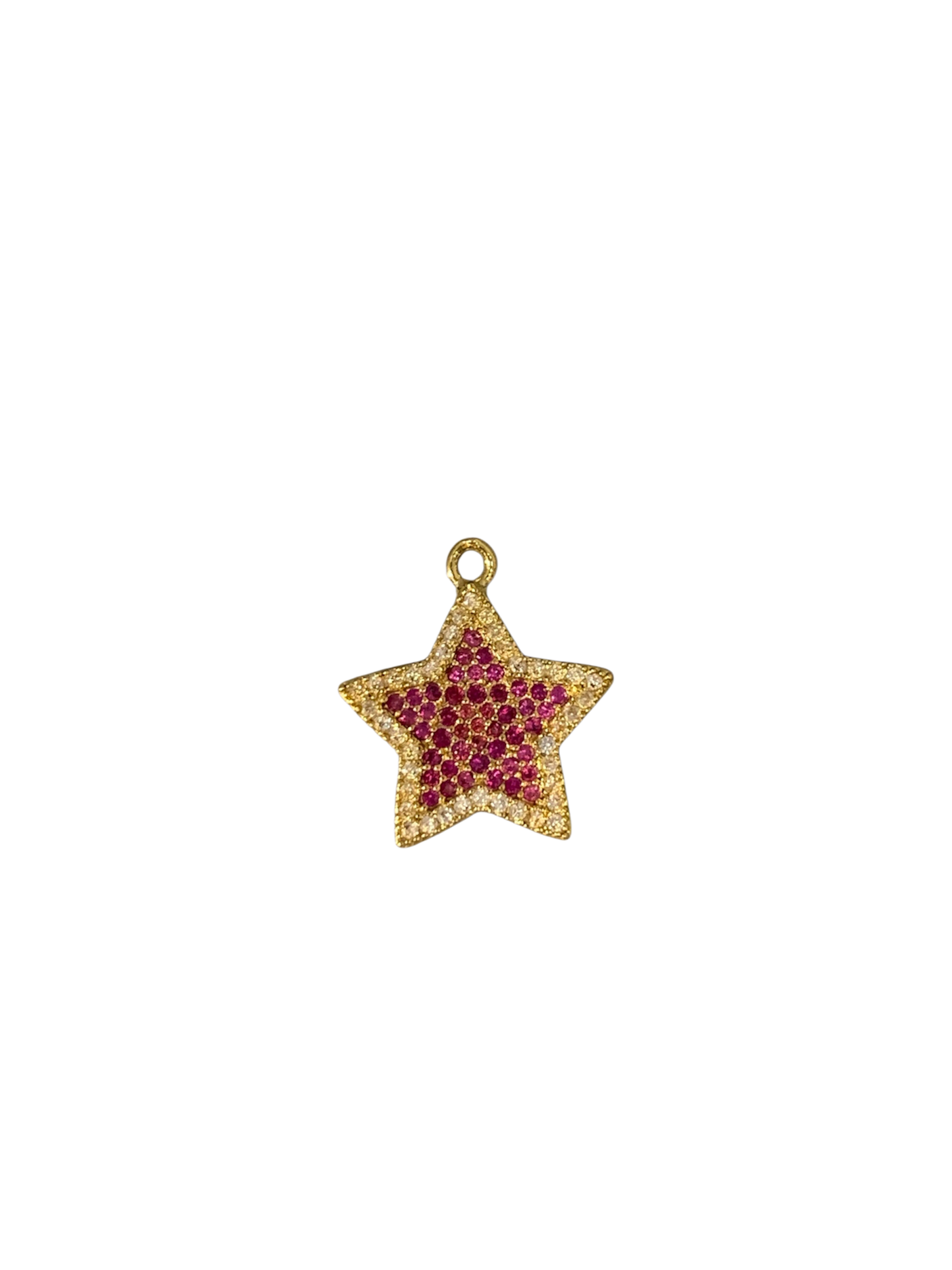 Shiny pink star