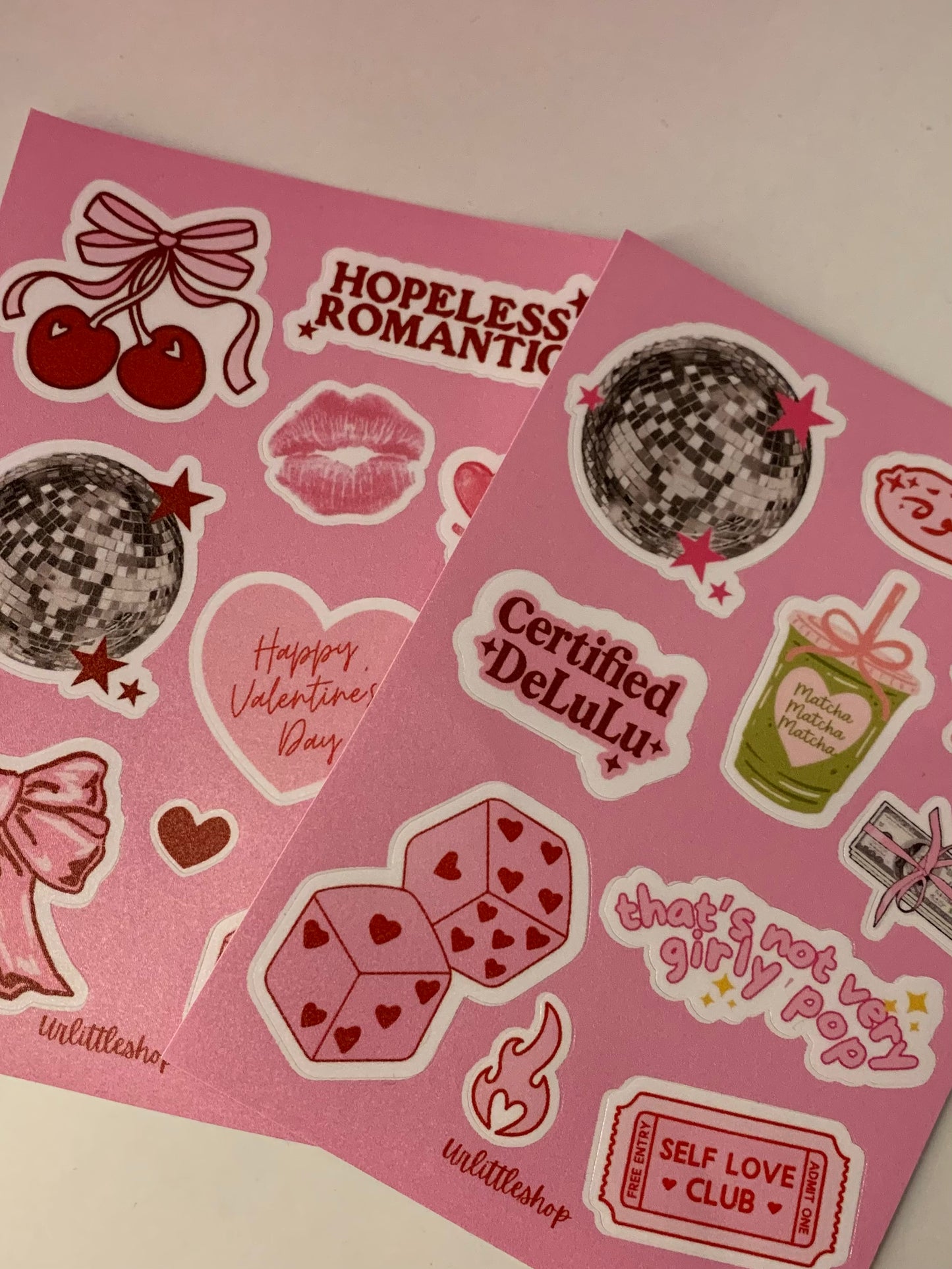 Girly Laptop stickers