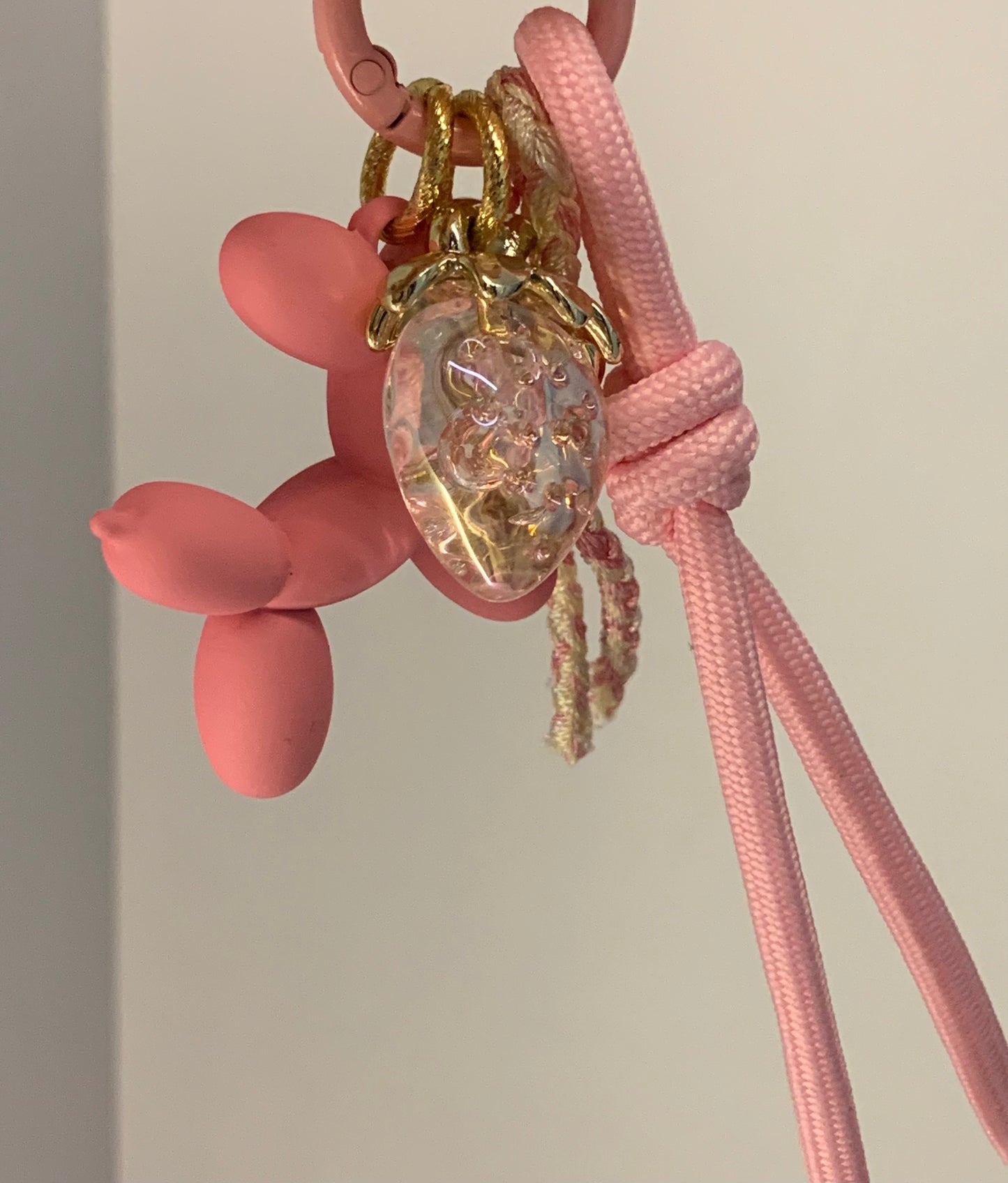 Pinky balloon dog