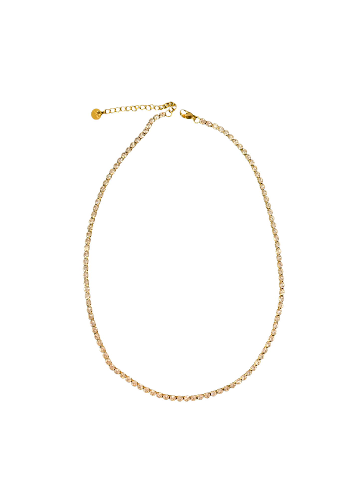 Classic Round Tennis Necklace