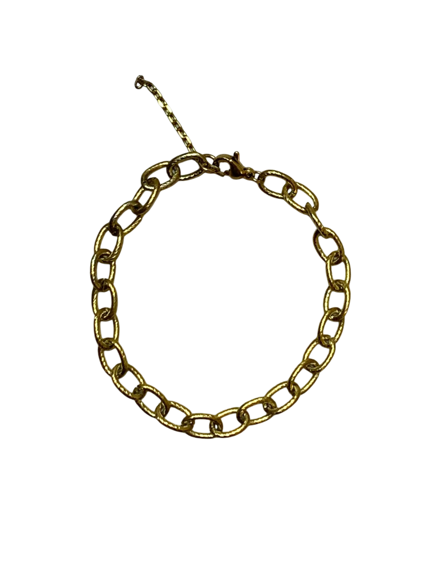 Oval link bracelet