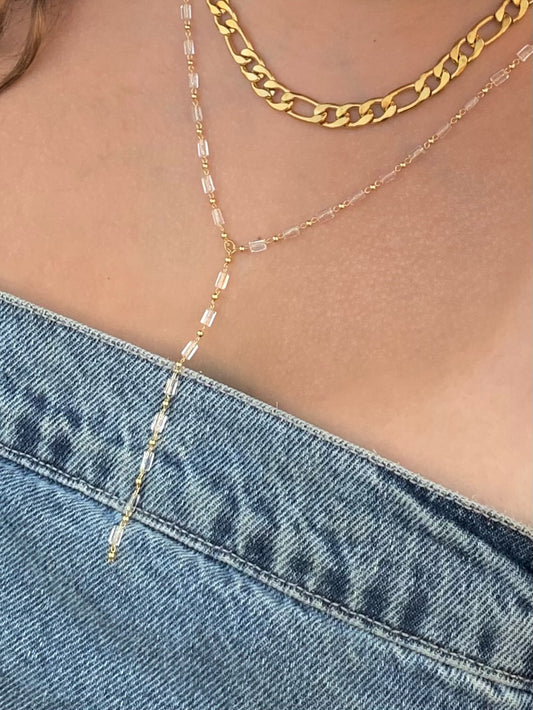 White crystals drop