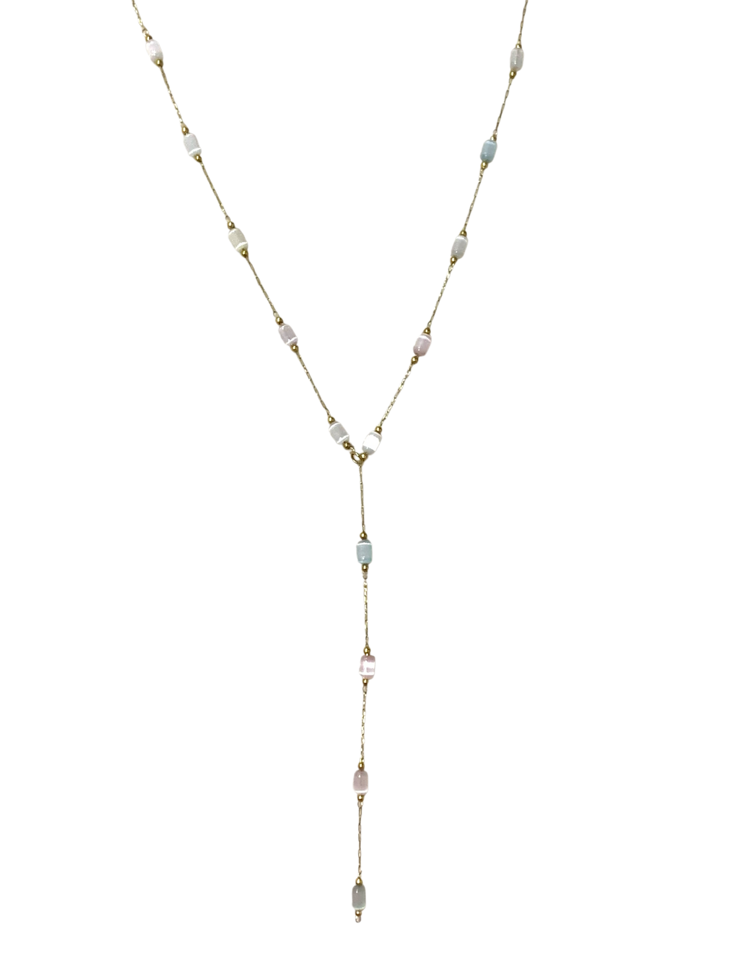 Gold crystal drop