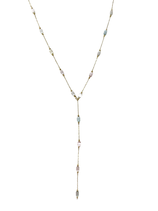 Gold crystal drop