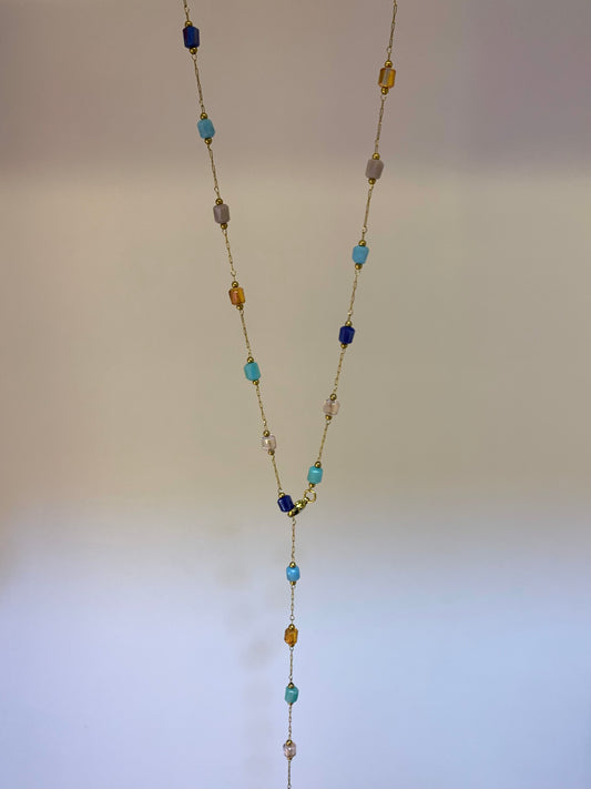 Colorful crystal drop