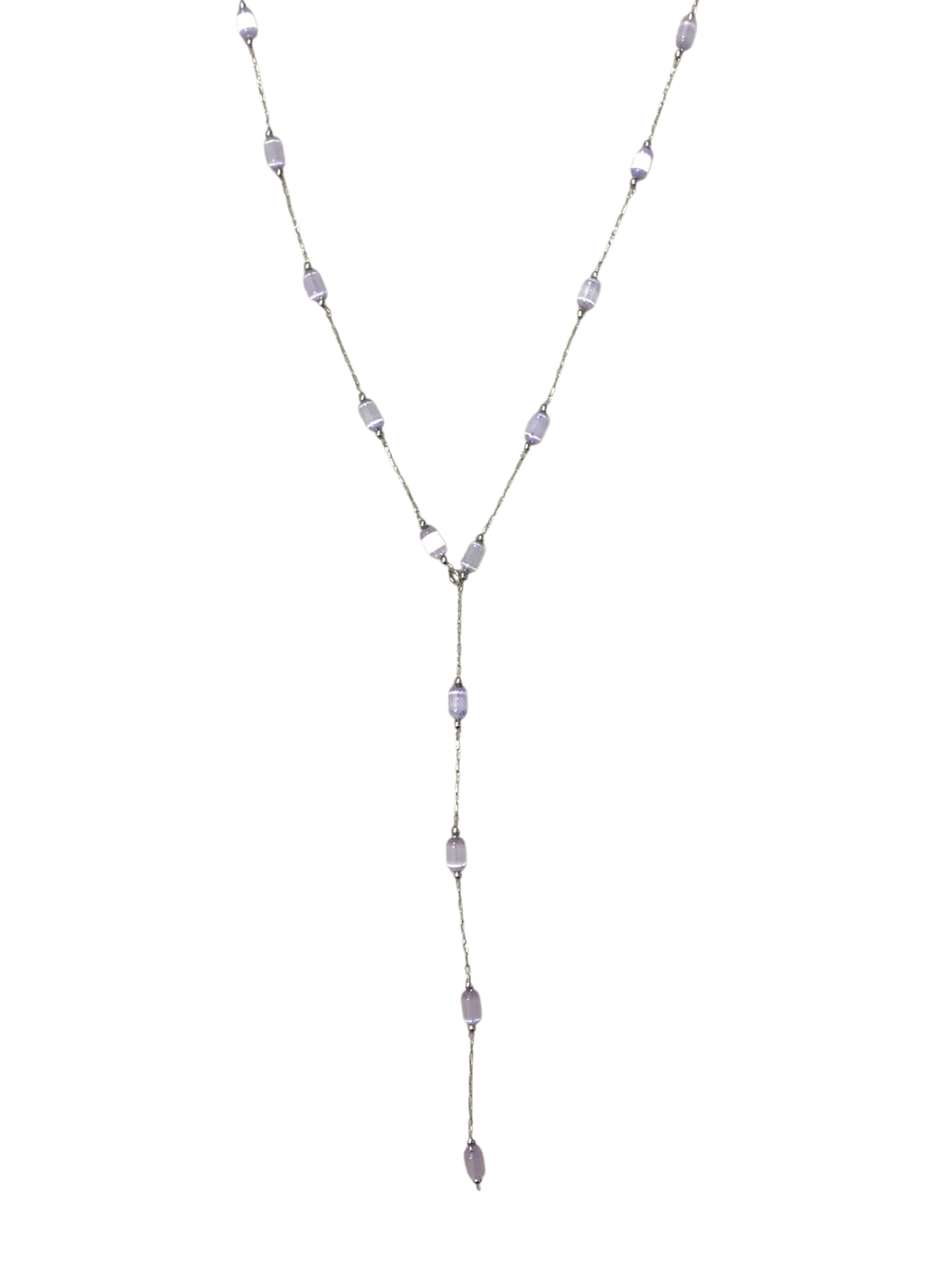 Silver crystal drop