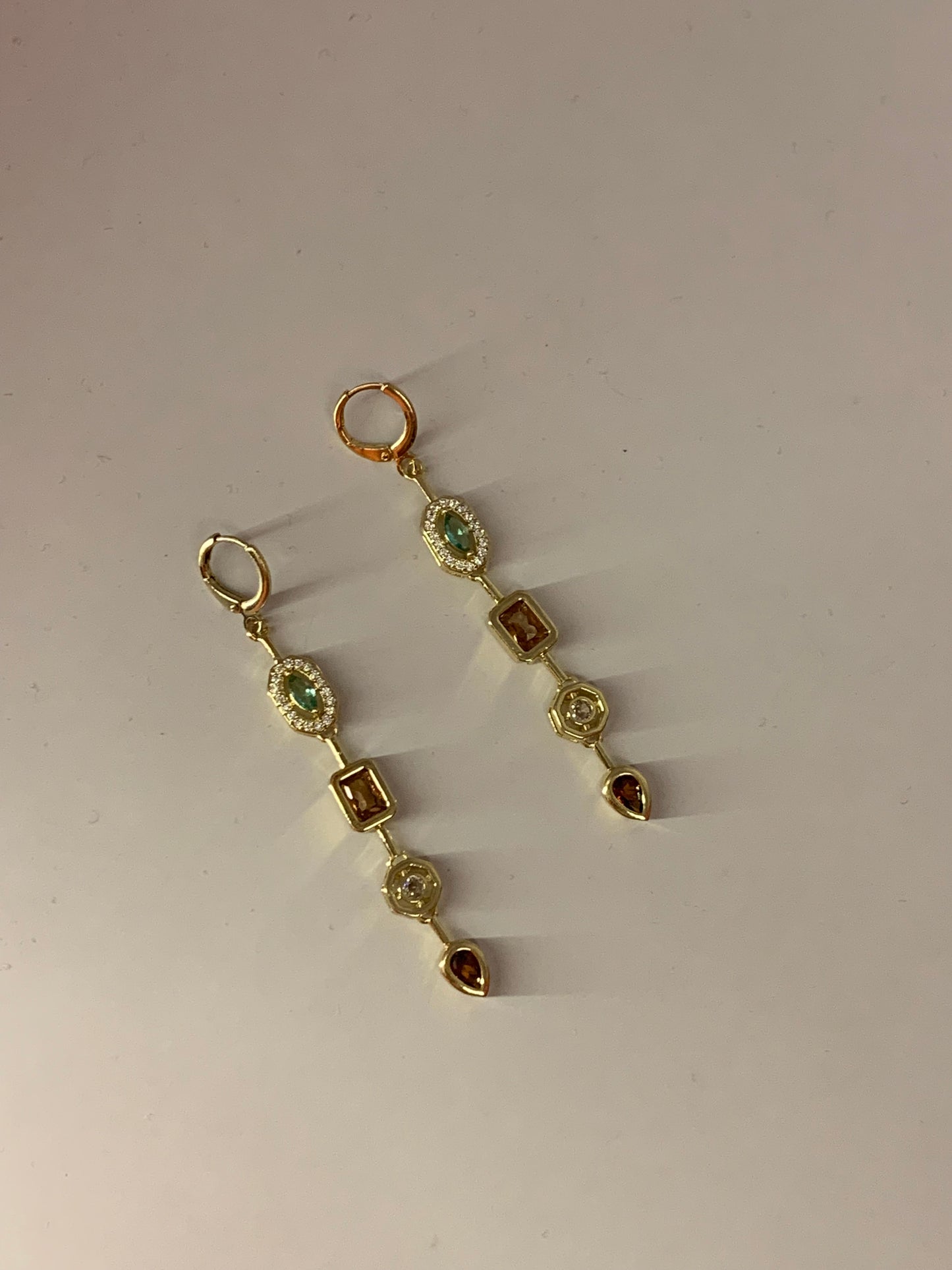 Gem Drop Earrings