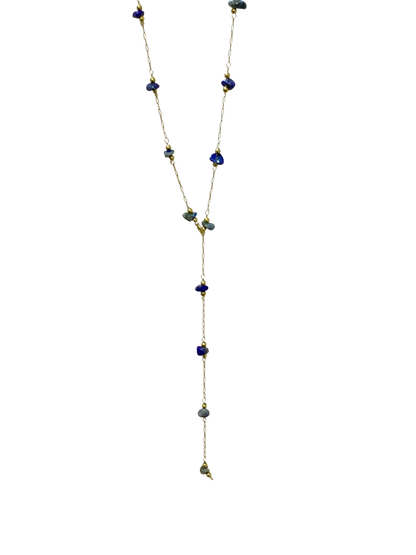 Blue stone drop