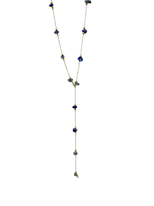 Blue stone drop