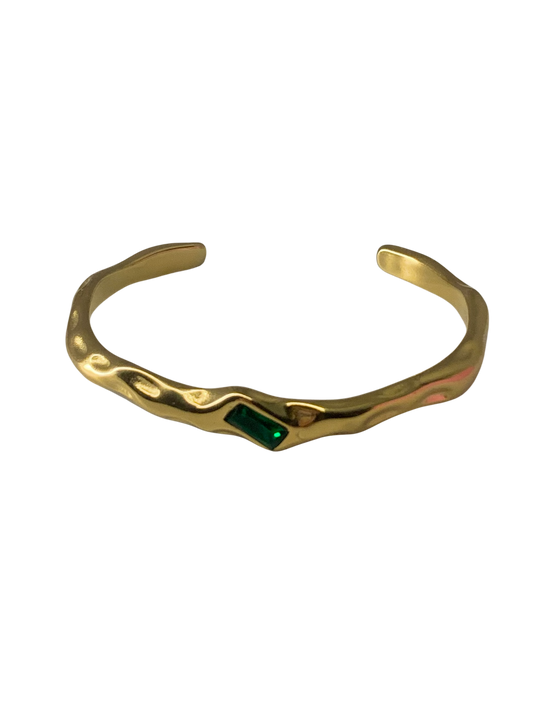 Emerald cuff