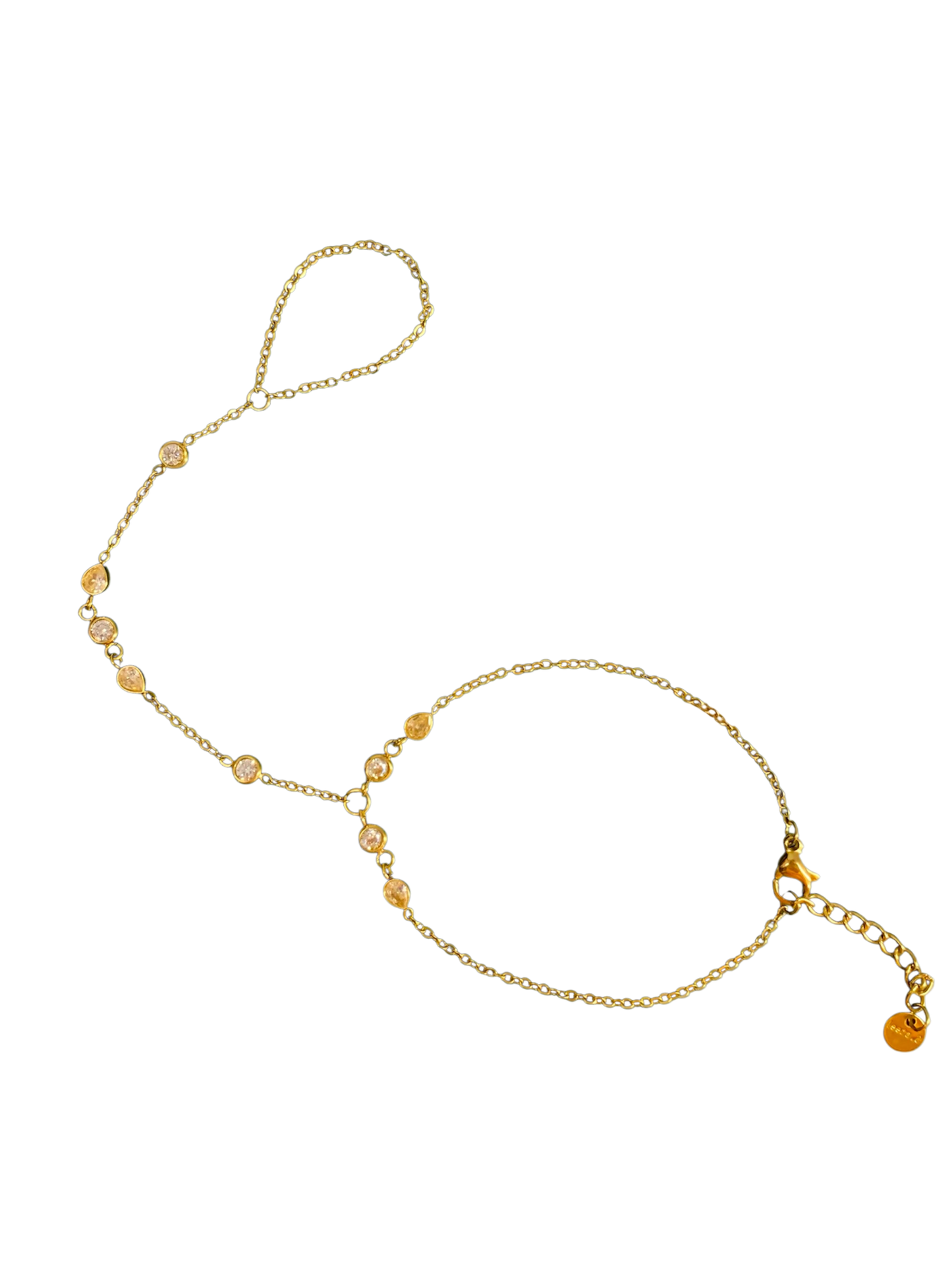 Gold Studds Handchain