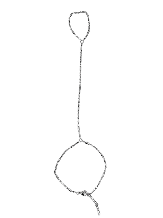 Basic silver handchain