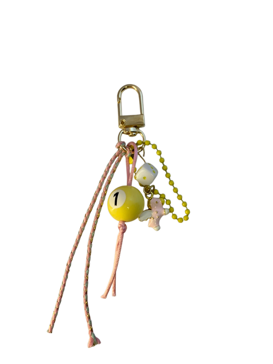 Billiard keychain