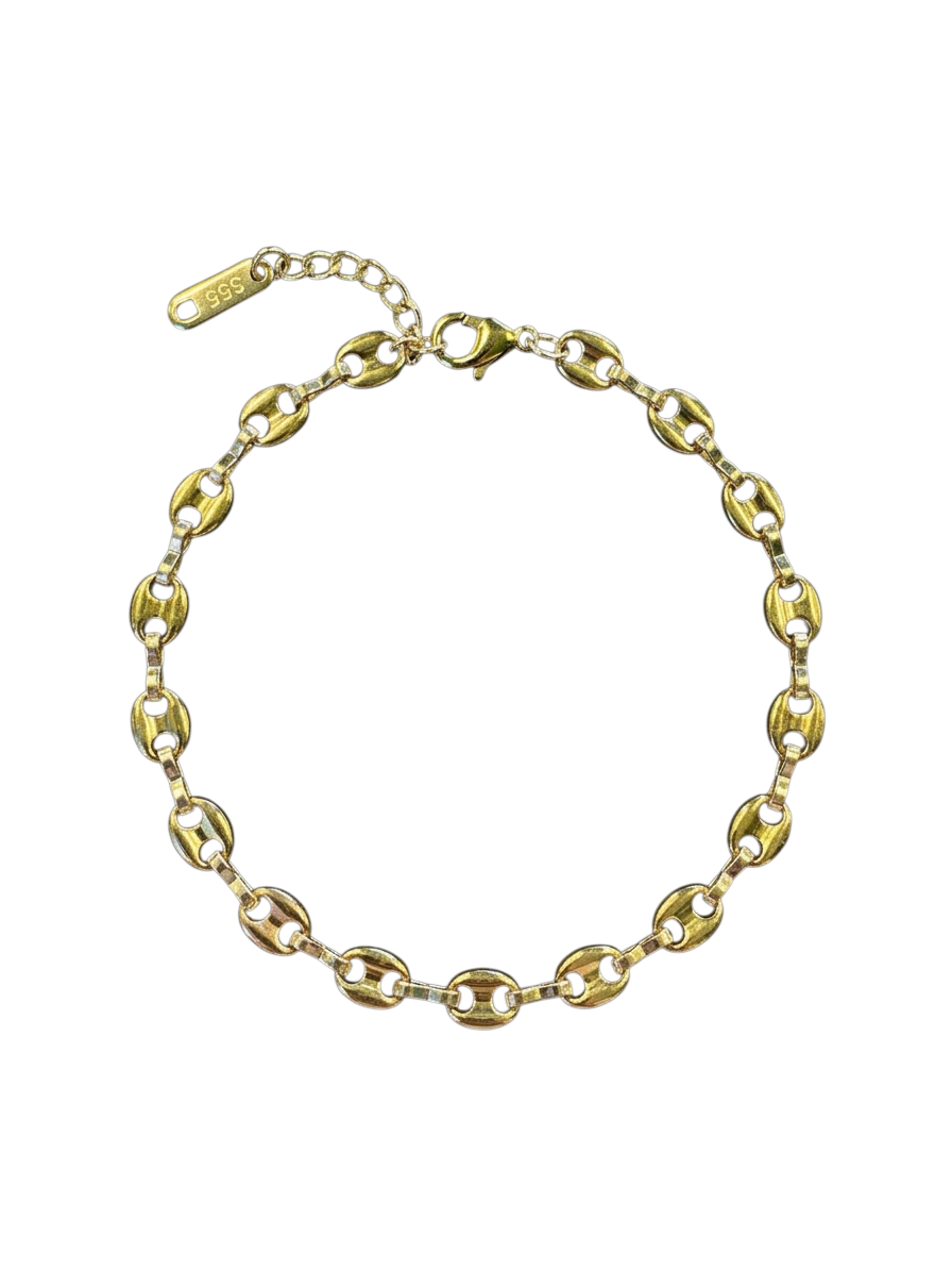 Anchor chain bracelet