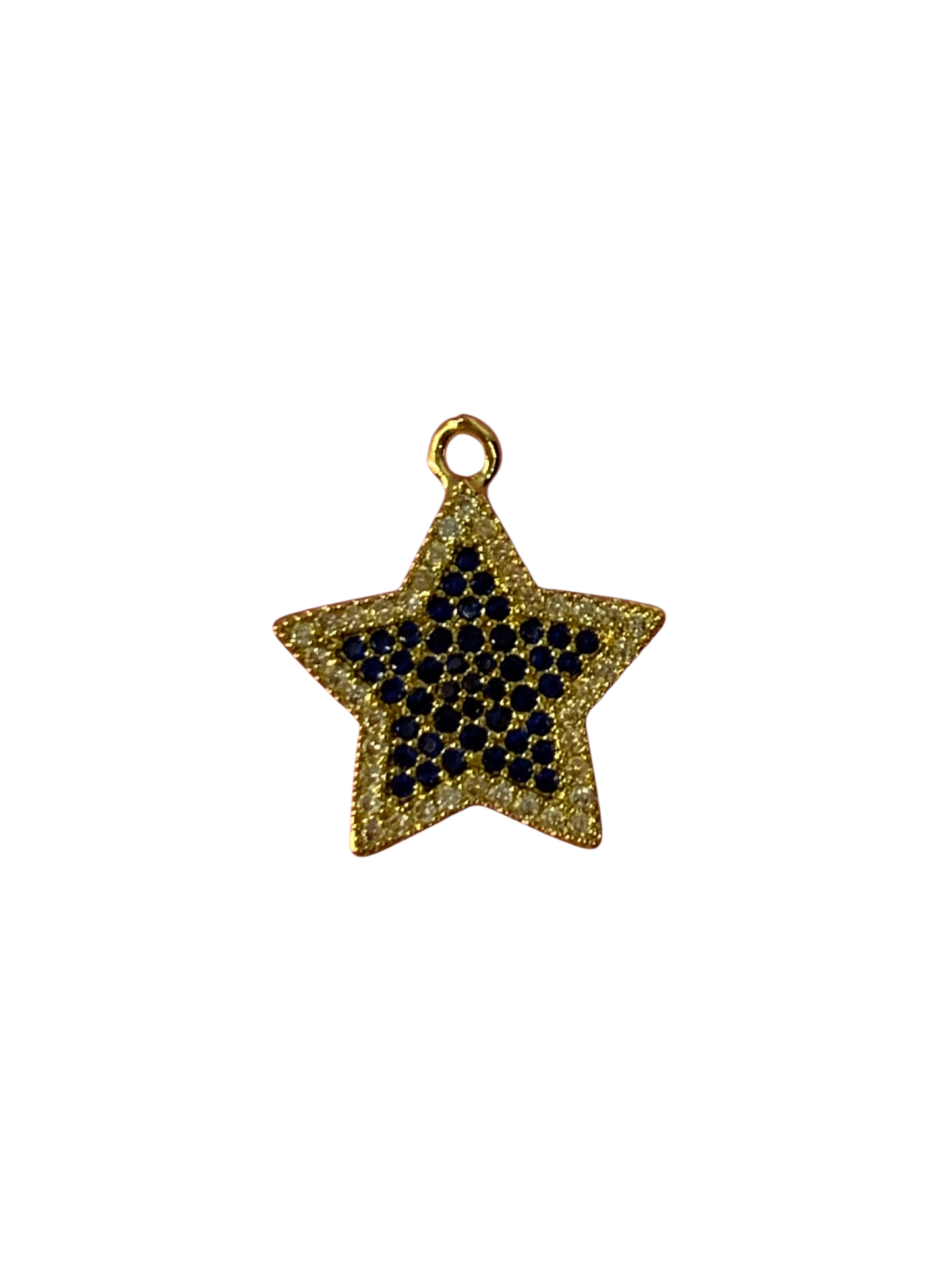 Shiny navy star