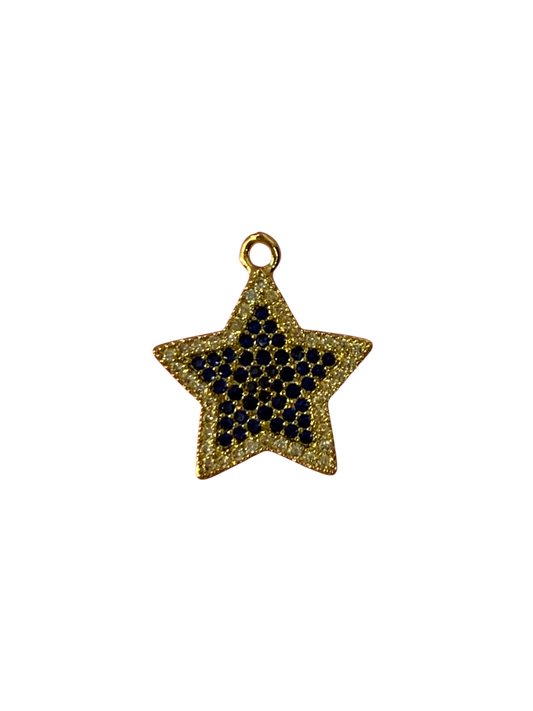 Shiny navy star