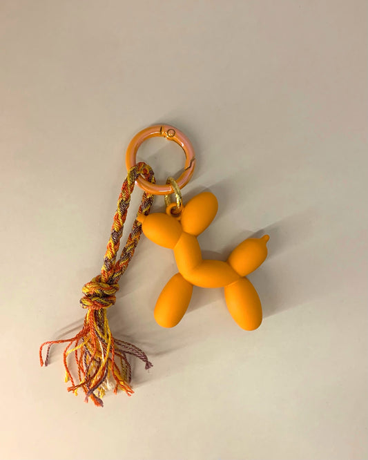 Orange balloon dog